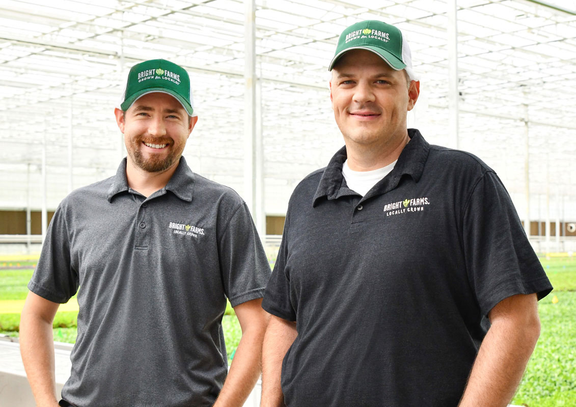 BrightFarms OHI Greenhouse | Head Grower Nick Chaney | General Manager Brian Stephens | Inside Hydroponic Farm Field