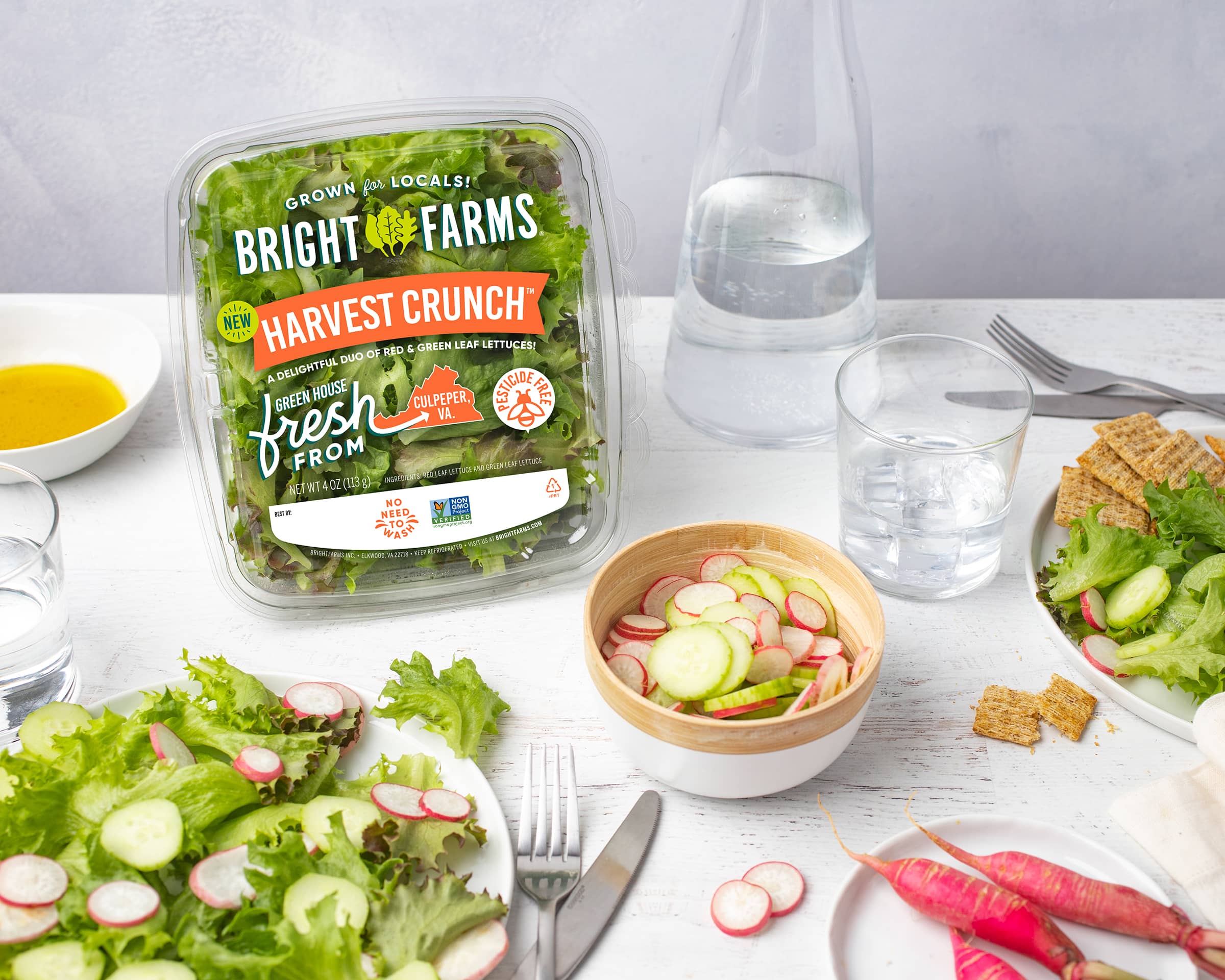 Radish & Cucumber Crunch Salad - BrightFarms